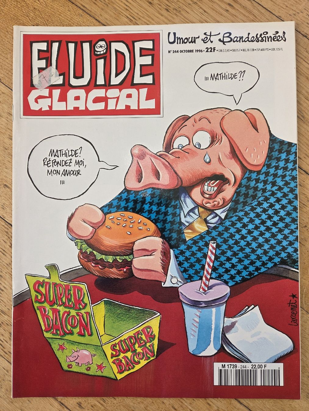 Comics: Fluide Glacial N°244 - Octobre 1996 – Gebraucht aus Territet von Cenh