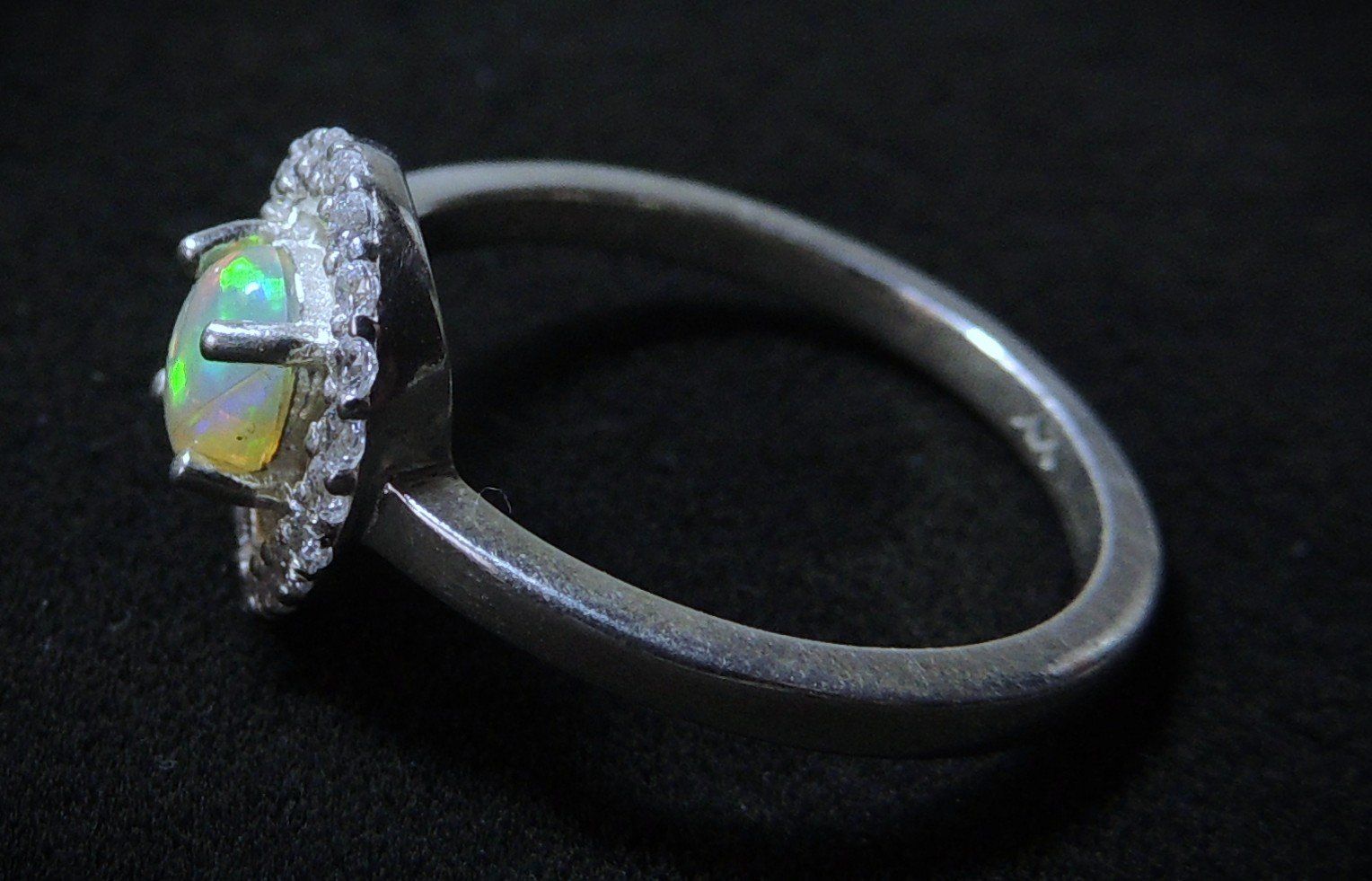 Anelli: Opal Silber 925 Fingerring Gr. 51 – Usato da Waldenburg venduto da schaller707 5