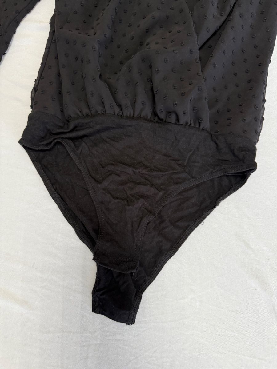 New Look Blusen: New Look Bluse Schwarz mit punkte Grösse 34  – Neu (gemäss Beschreibung) aus Winterthur von fij_f65r 2