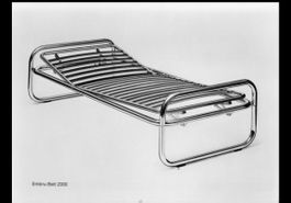 Embru Bett Modell 2000 Seltene Design Rarität Bauhaus Roth