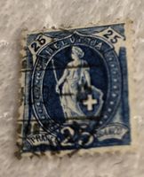 Schweizer Briefmarken 25 Rappen Gestempelt 1882 bus 1908 