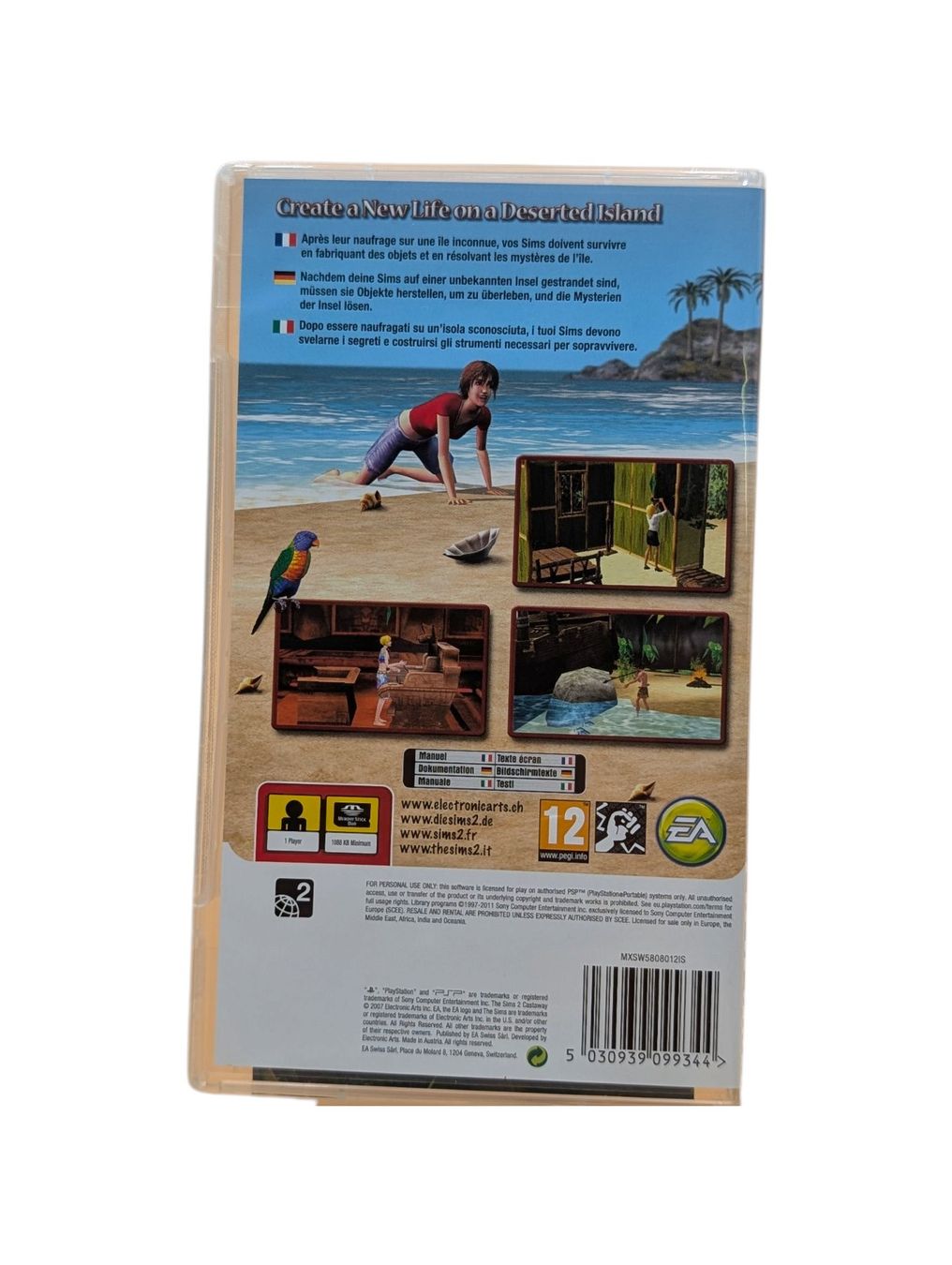 Sony Spiele: Die Sims 2: Castaway PSP – Gebraucht aus Domat/Ems von IsseldorsShop 1