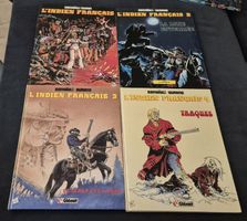 LOT L'INDIEN FRANÇAIS TOME 1 À 4 BD VINTAGE 1978 à 1983 FR