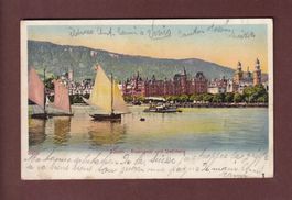ZÜRICH - Alpenquai - Segelschiff - 1913