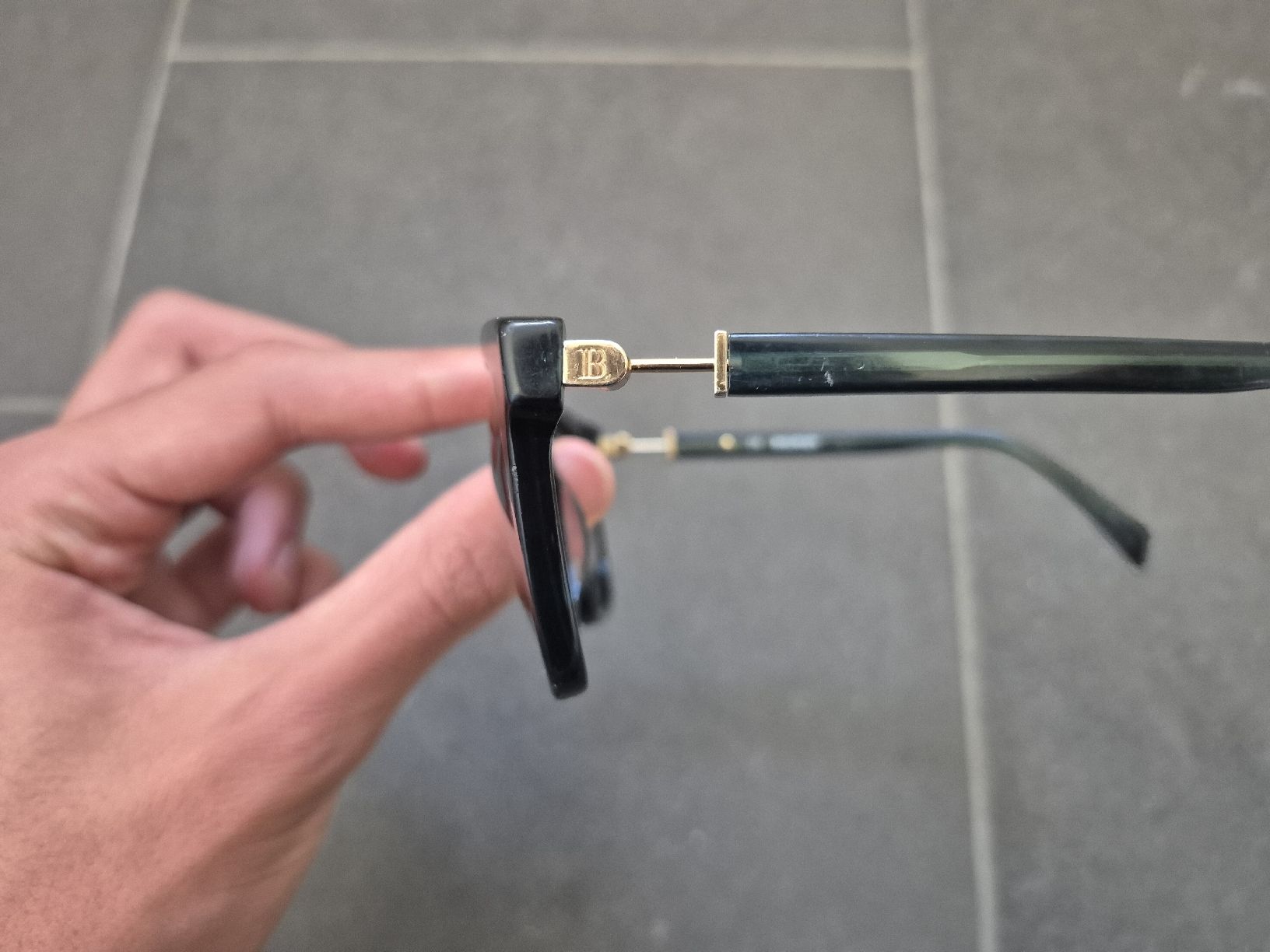 Balmain Occhiali & Lenti: Lunettes de soleil Balmain noir – Usato da Nidau venduto da bab_nv6r 2