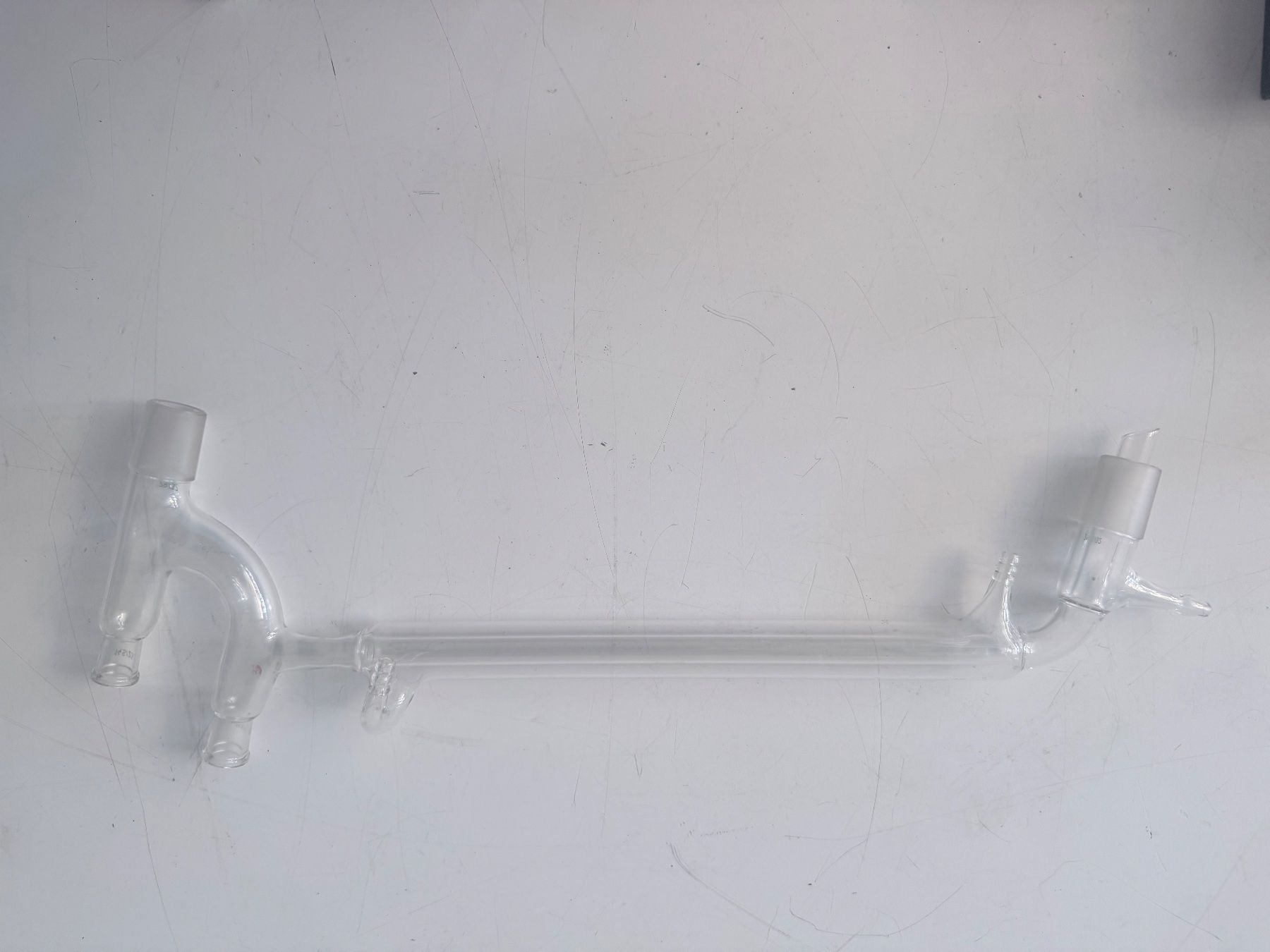 Bicchieri: Short path Destilierbrücke aus Glass – Usato da Schupfart venduto da philippb06