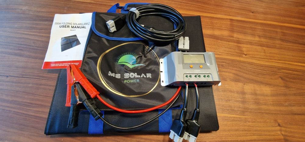 Dispositivi a energia solare: Ausverkauf: Solarpanel 200W Faltbar, 15A MPPT Ladekontroller – Nuovo e nell'imballaggio originale da Nürensdorf venduto da MS-Solar 2