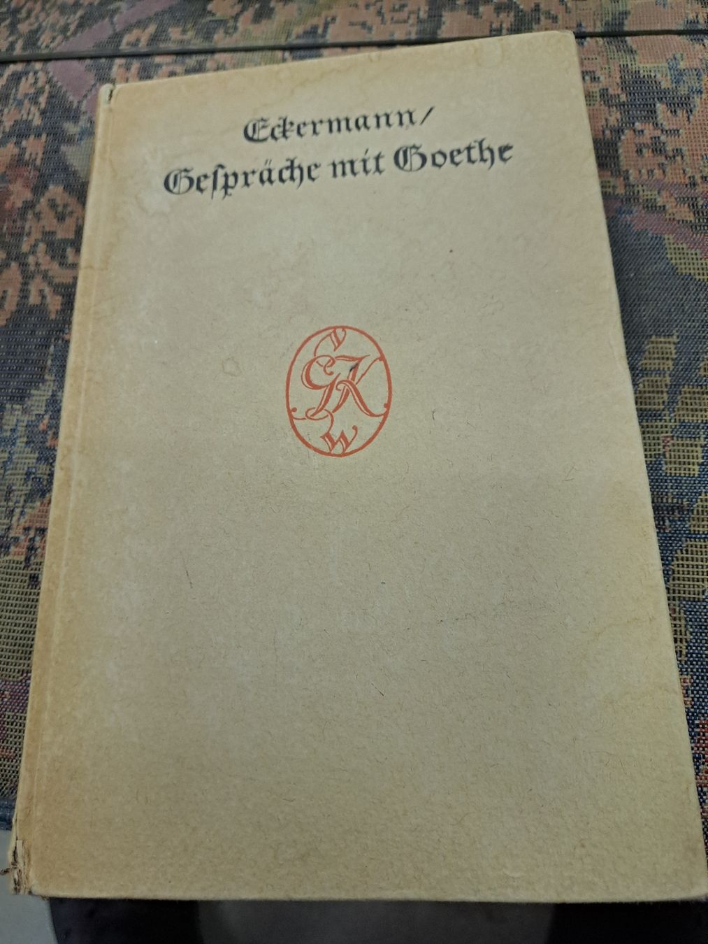 Libri: Buch Eckermann Gespräche mit Goethe gebraucht – Usato da Zürich venduto da Schoebi19 1