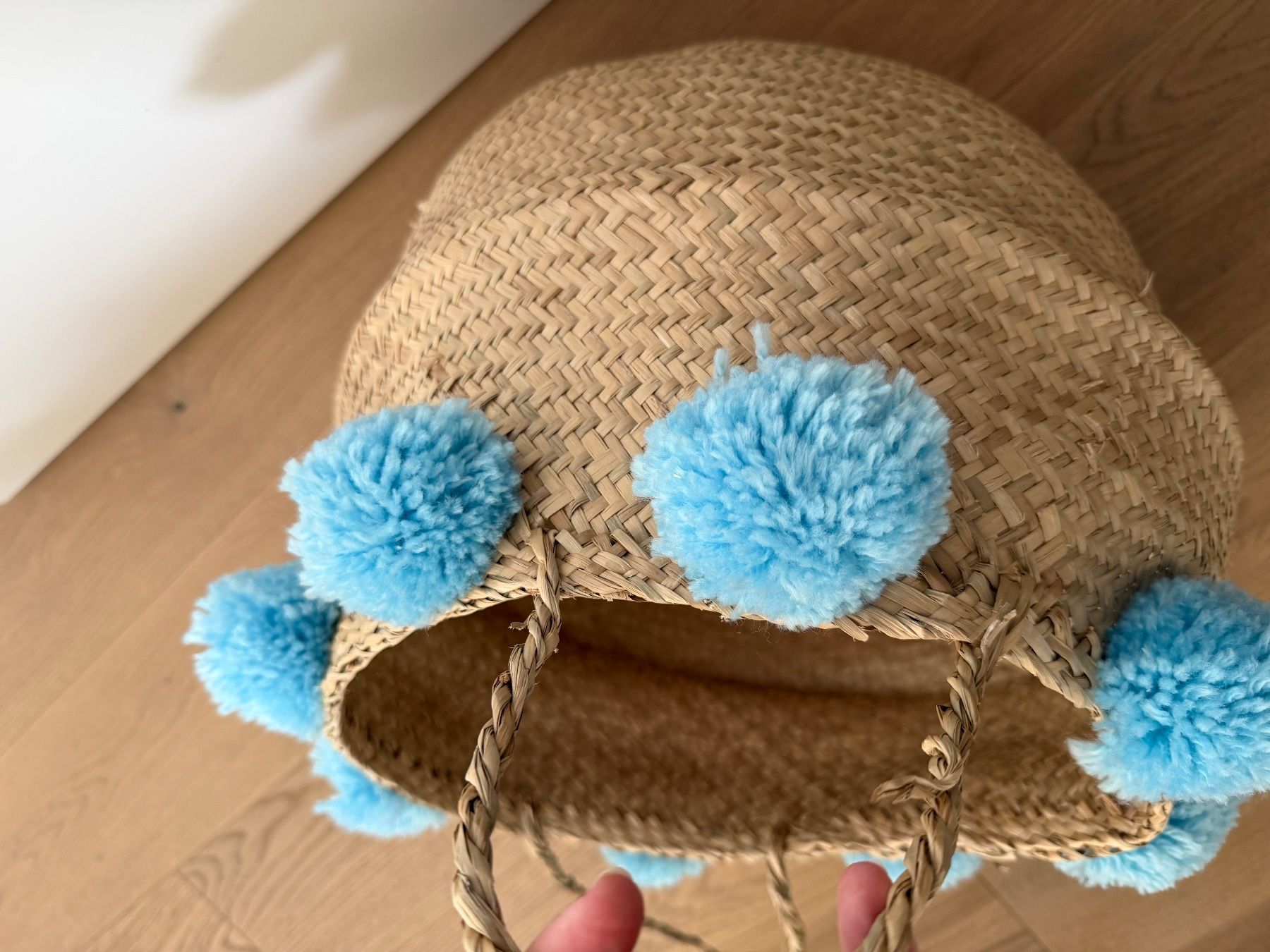 Altro per la casa: Korb mit blauen Ponpons, Cam Cam – Usato da Küsnacht ZH venduto da ToddyGinger 2