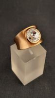Edelstahl-Ring mit Swarovski-Stein MANUELA CARL