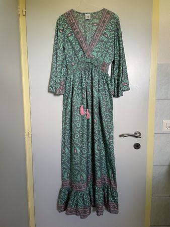 Magnifique robe longue 100% soie  - taille unique! NEW