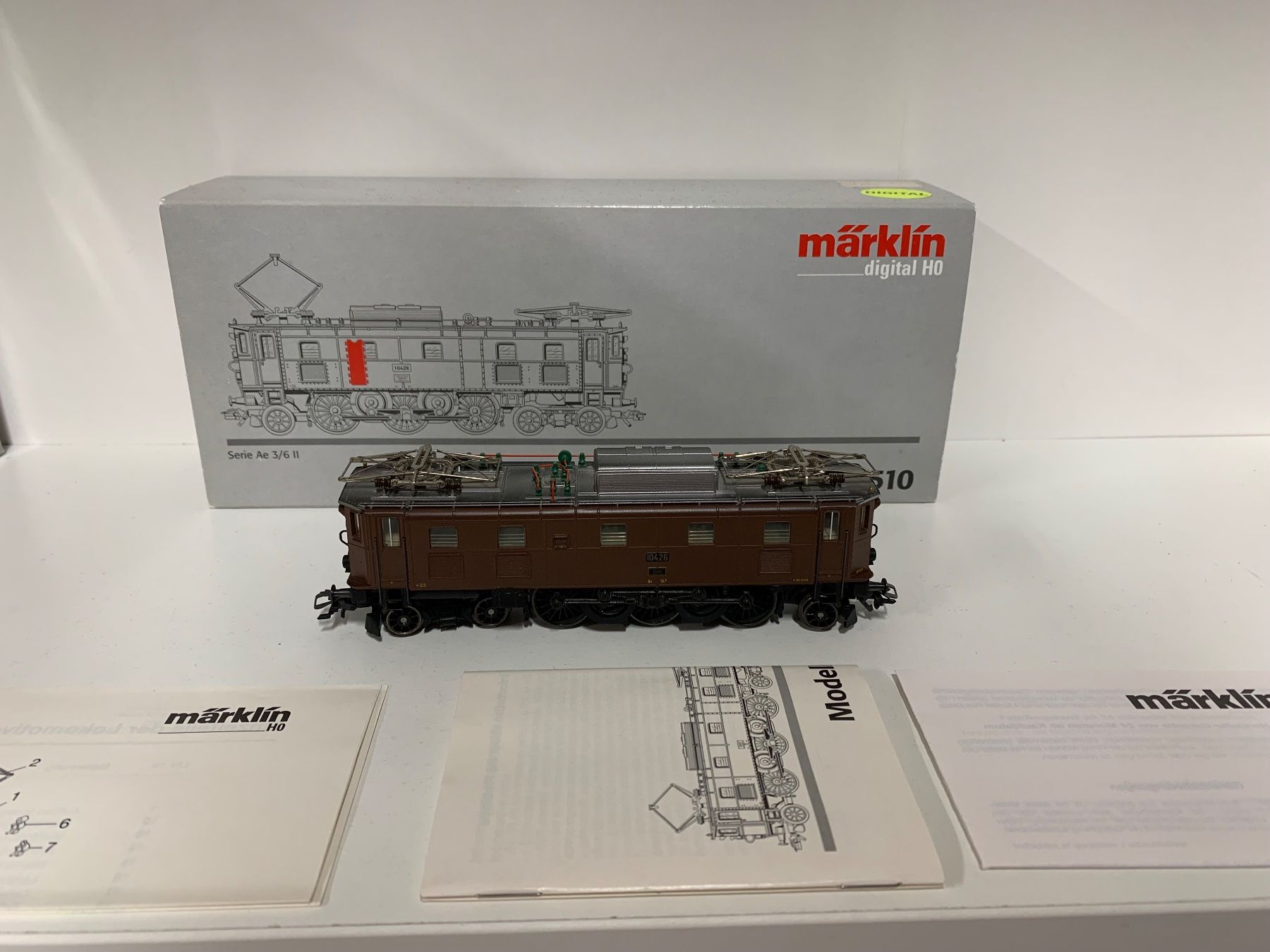 Märklin Modellini di ferrovie: Märklin 37510 Ae 3/6 ll AC Digital – Usato da Geroldswil venduto da TopTrain54