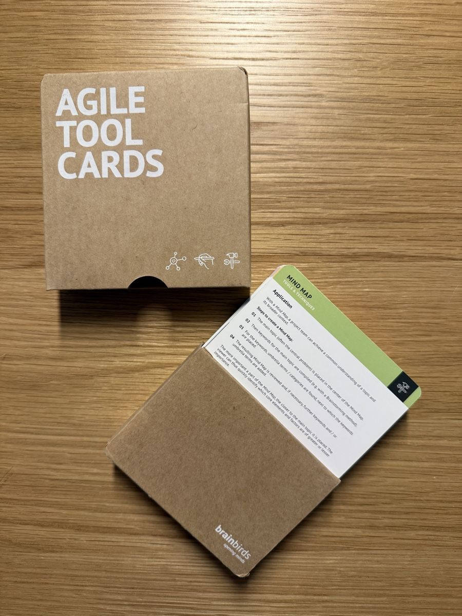 Spiele: Brainbirds Agile Tool Cards ENG  - wie neu – Neu (gemäss Beschreibung) aus Sargans von ThoWes 1