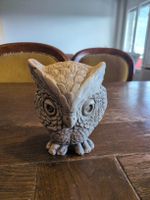 Statuette de chouette / Kleine Eule aus Stein 14cm
