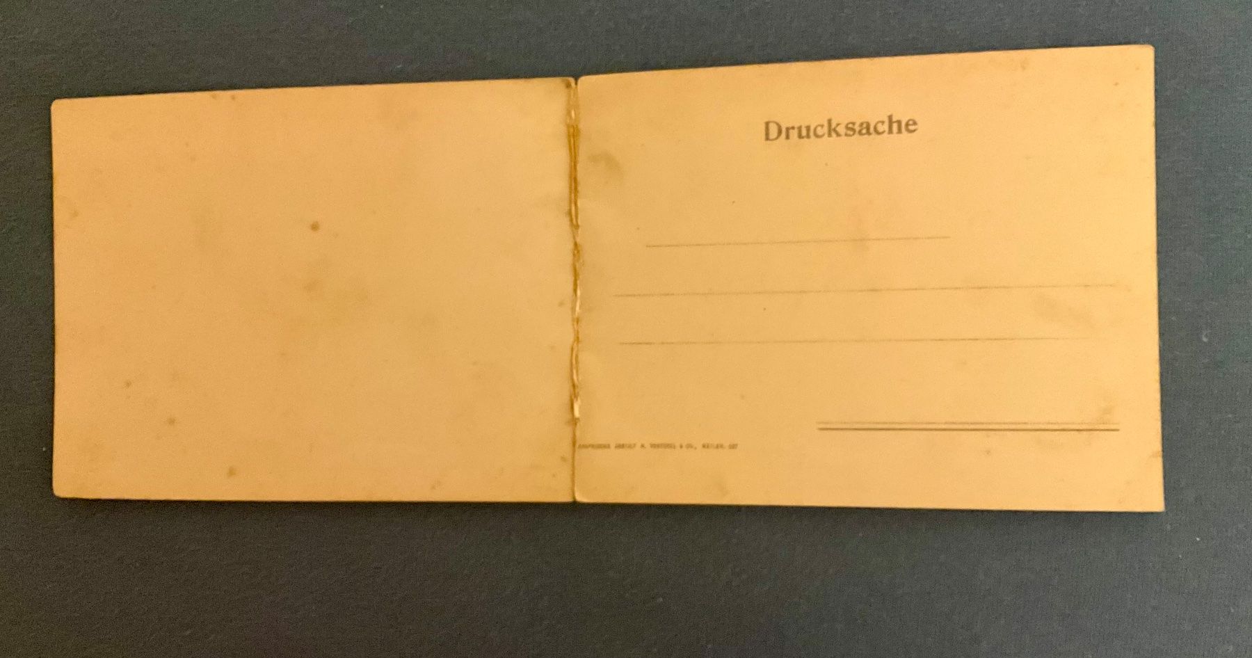 Ansichtskarten: Männedorf,  alte Doppel-Anichtskarte, Dorfansicht – Gebraucht aus schlieren von Retton 1