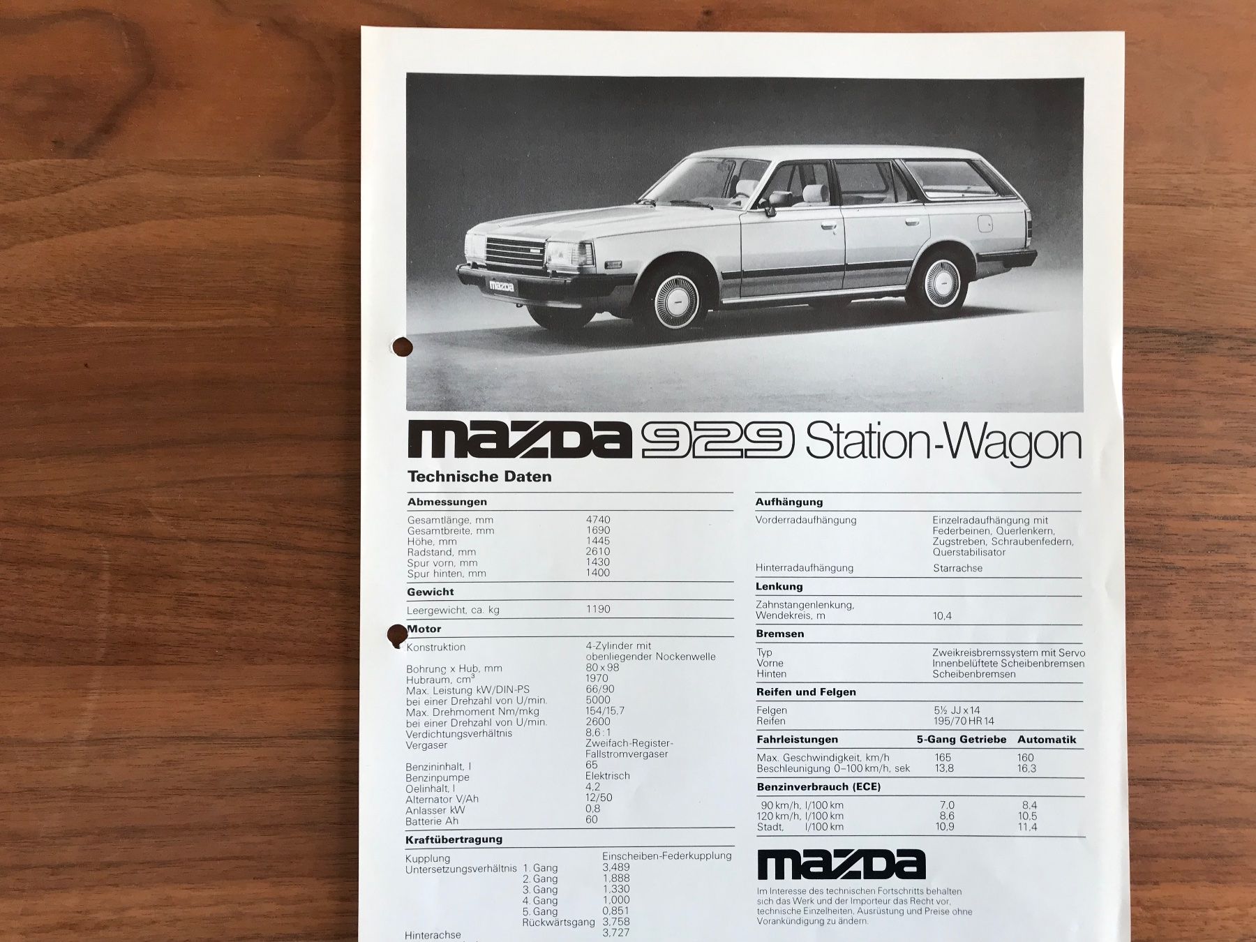Dokumente: Mazda Prospekt – Gebraucht aus Balterswil von Jeko1967 1