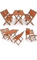 +Gartensitzgruppe Akazien holz 5 Tlg