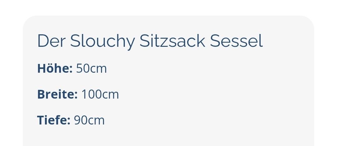 Poltrone: Sitzsack von Big Bertha – Nuovo (secondo la descrizione) da Baar venduto da gebrauchtes_ 1
