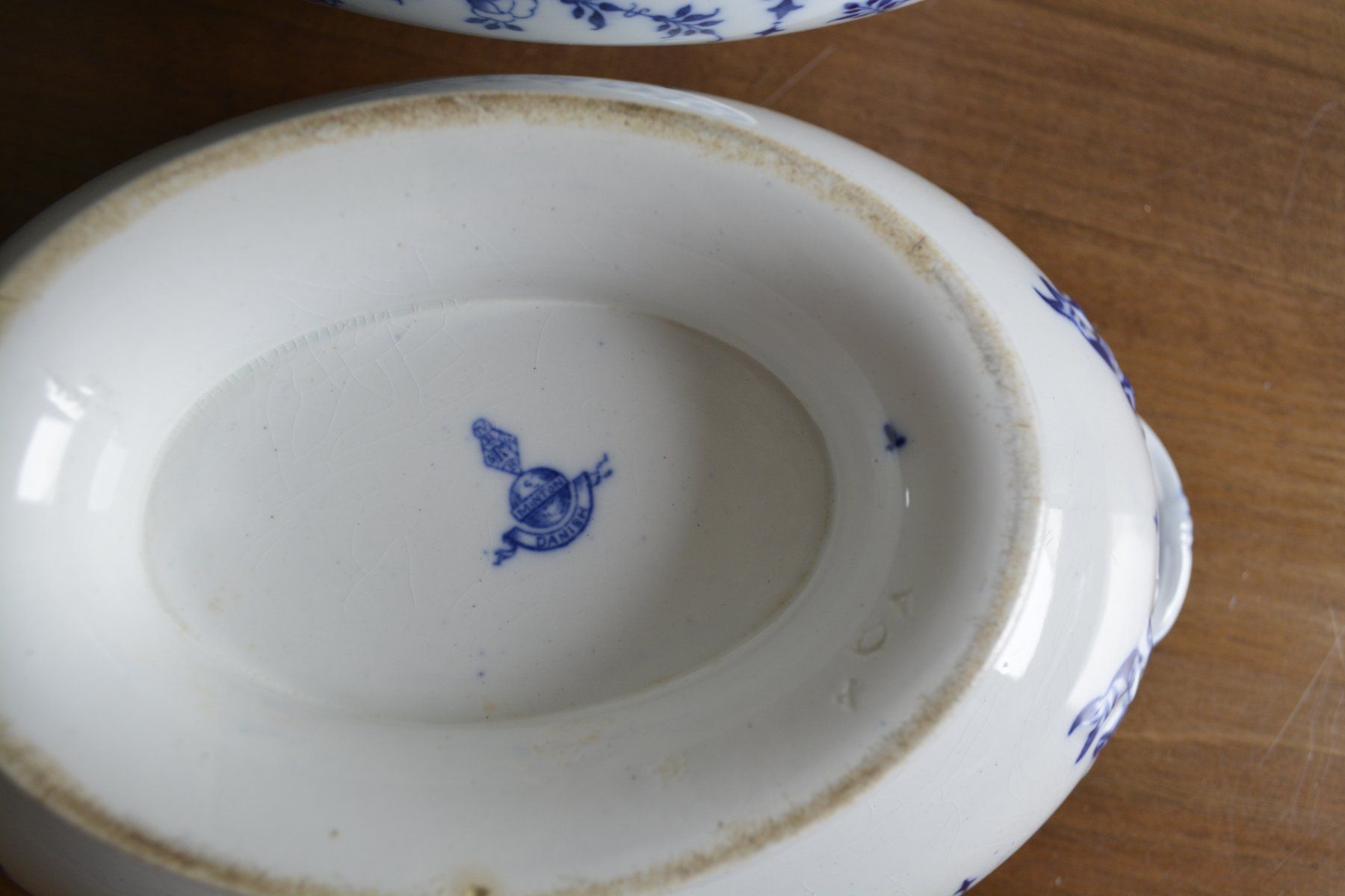 Coupes: Gedeckte Servierschüssel Minton "Danish" 2-teilig – D'occasion à Brunnen par Kloster_Ingenbohl 2