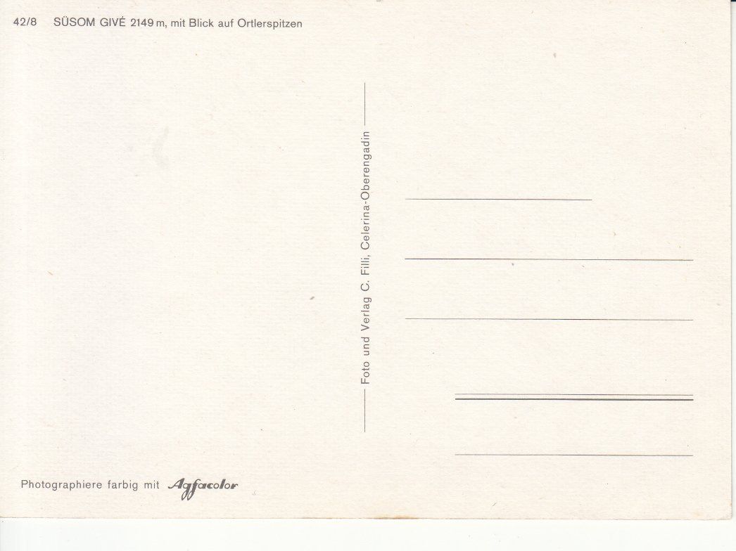 Cartoline postali: Süsom ca. 1975 – Usato da Bürglen TG venduto da StampGraf 1