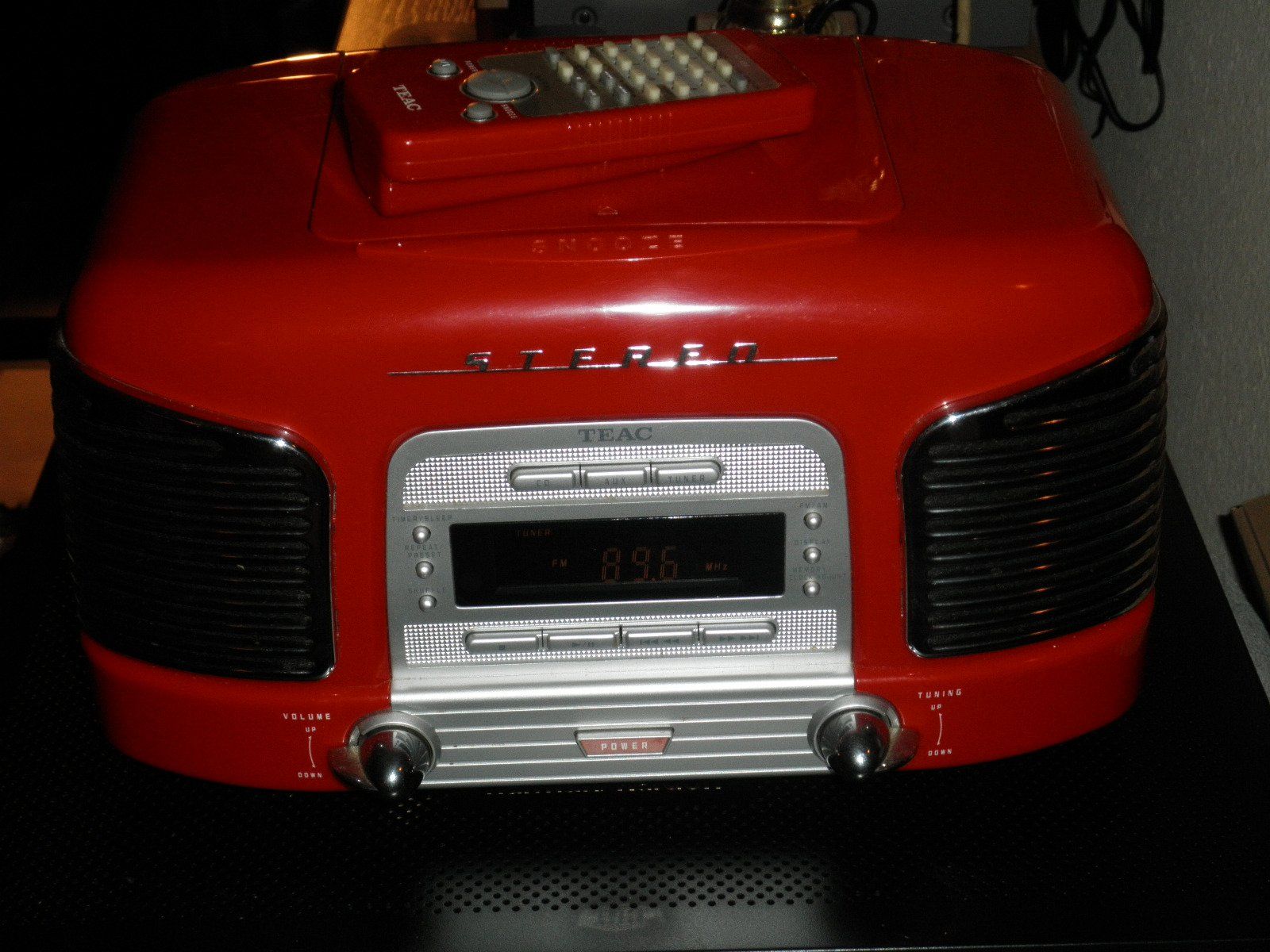 Teac Multimediaplayer & Streamer: Radio CD Player TEAC SL-D90 Rot Retro Design – Gebraucht aus Wittenbach von Nostalgie1965 5