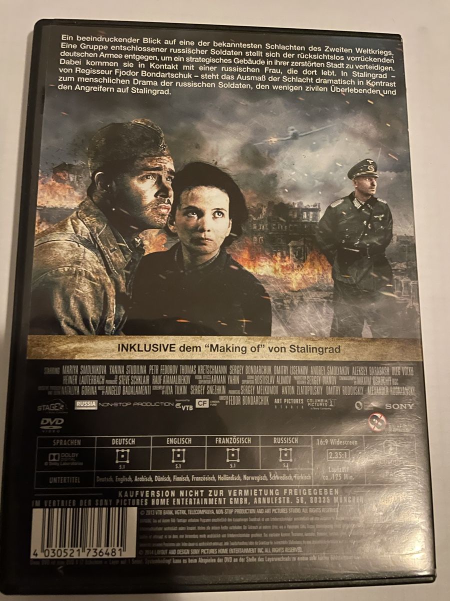 Alle DVDs: Stalingrad – Gebraucht aus Winterthur von Cobraforce 1