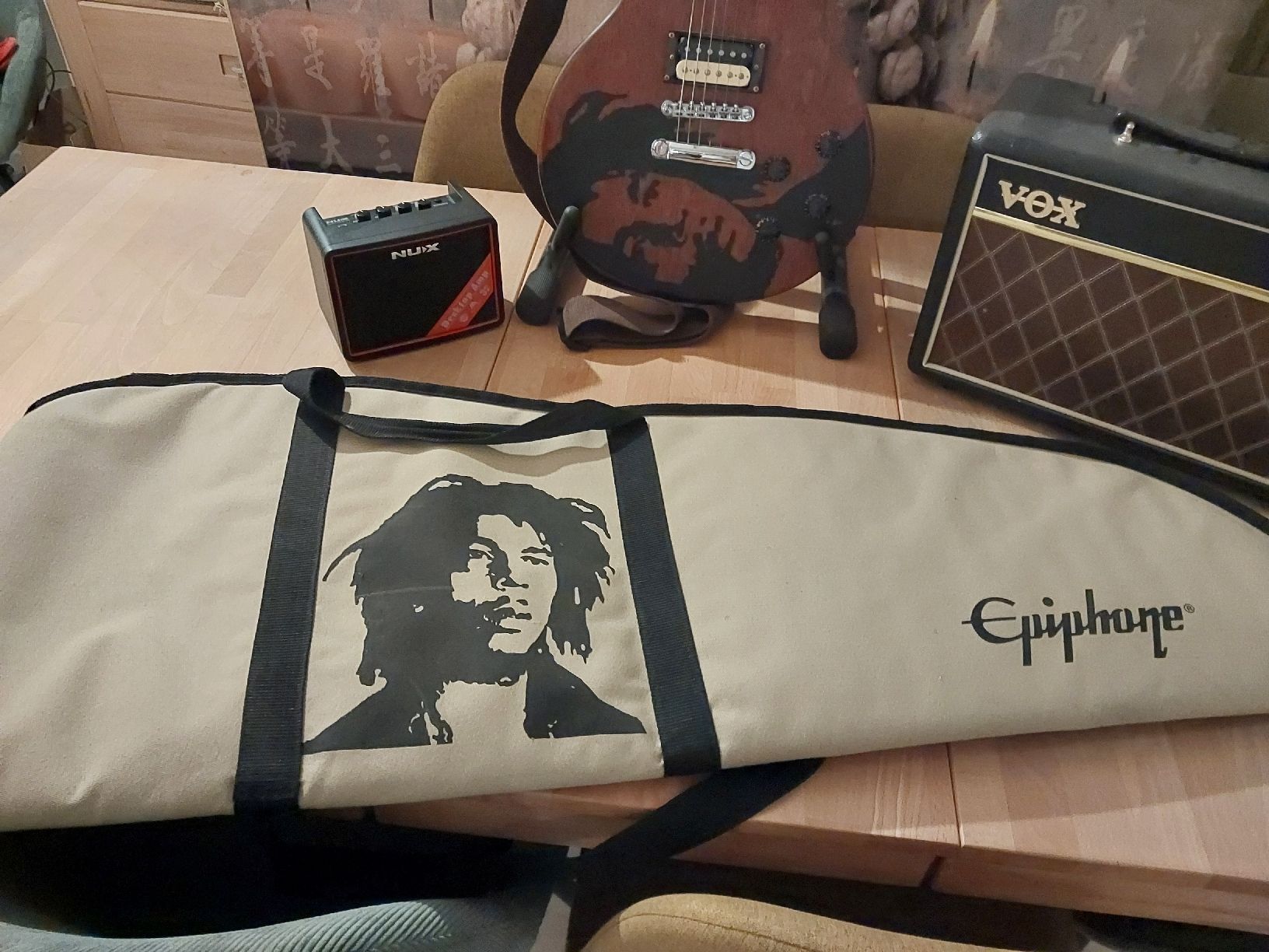 Epiphone Musikinstrumente: Epiphone Les Paul Gitarre, Bob Marley Design – Gebraucht aus Hinwil von saintbrunosaint 3