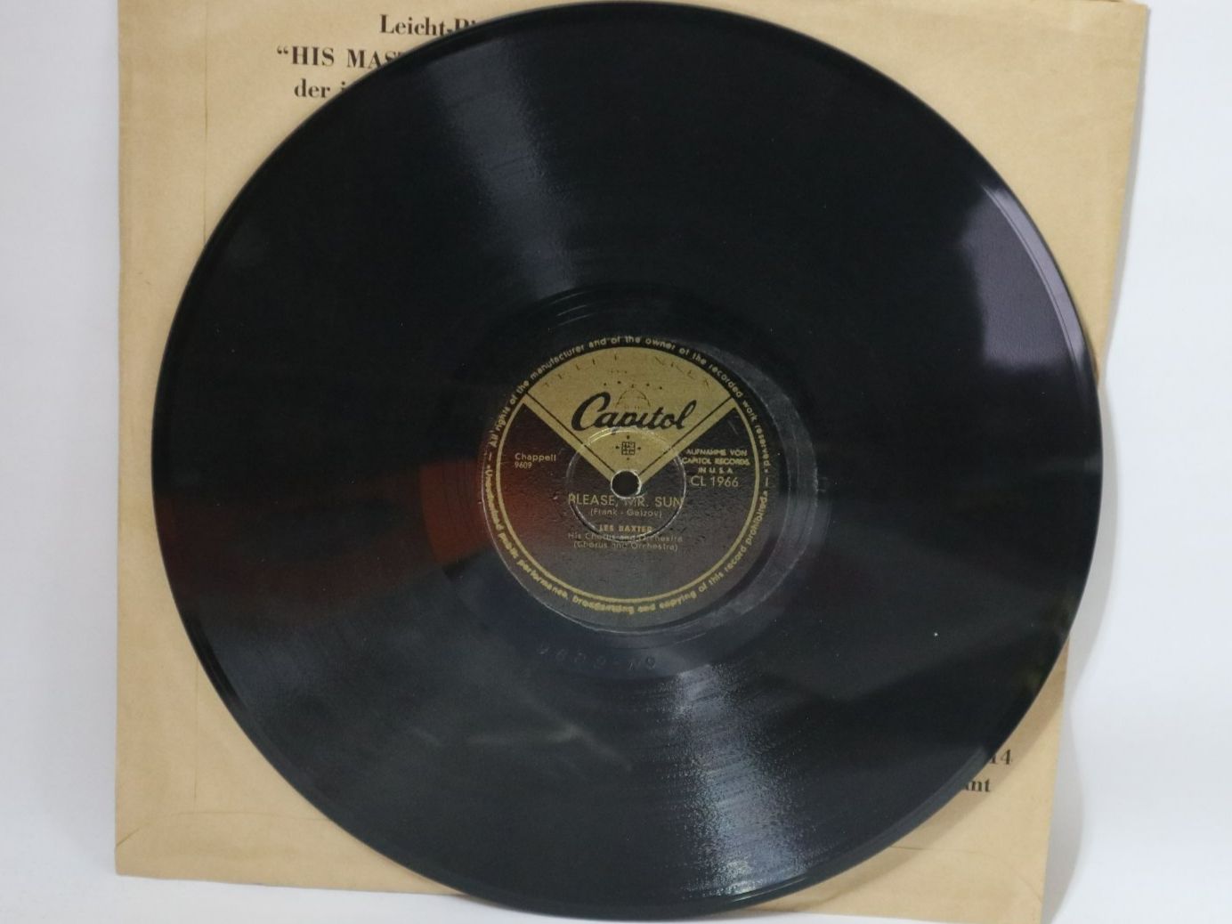 Schallplatten: Schellack Les Baxter Blue Tango / Please Mr. Sun – Gebraucht aus Eschenbach SG von Astalavista 4