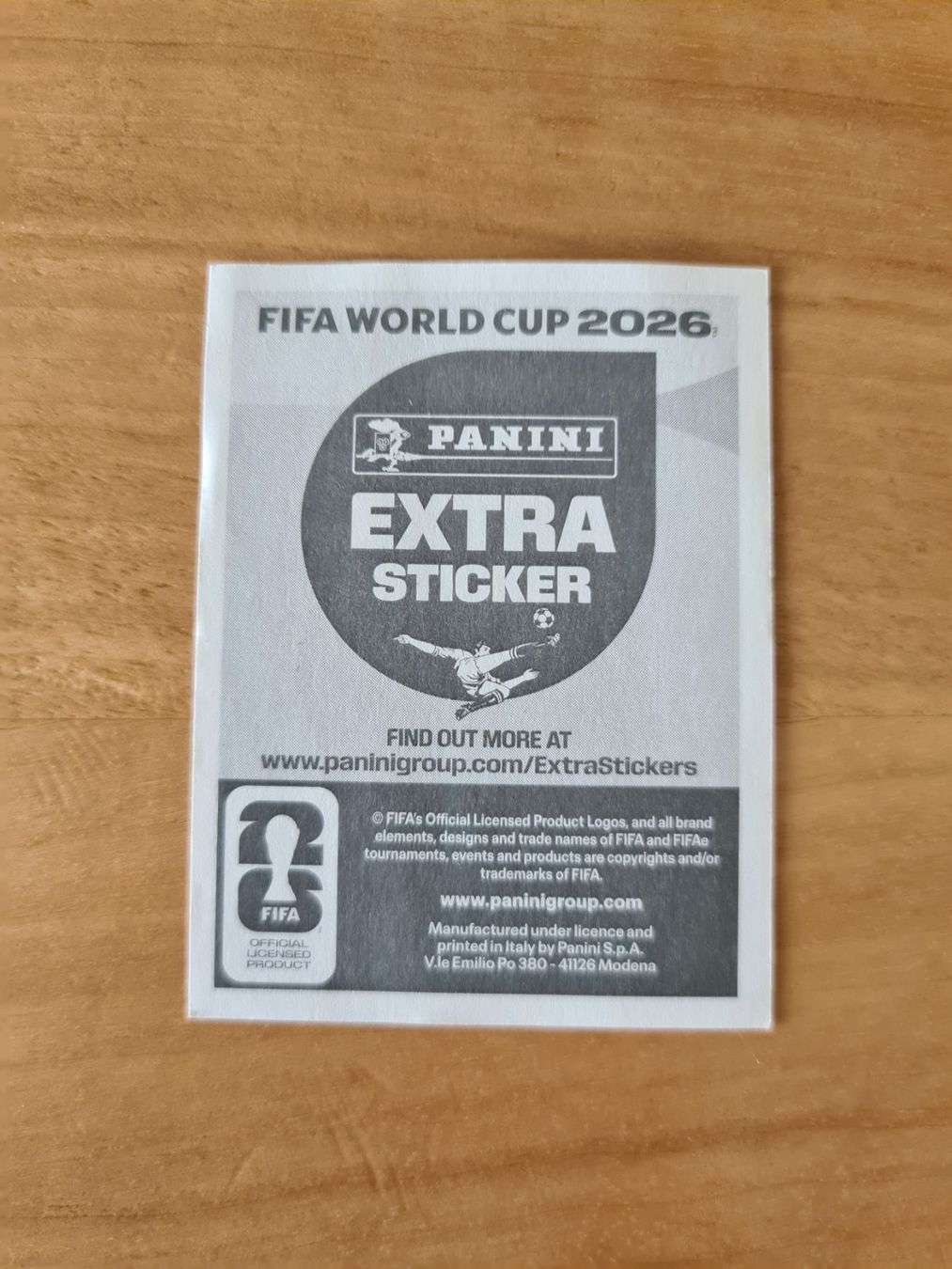 Panini Carte collezionabili: Extra Sticker Achraf Hakimi 2026 bronze – Usato da Grosswangen venduto da Spieler10 1