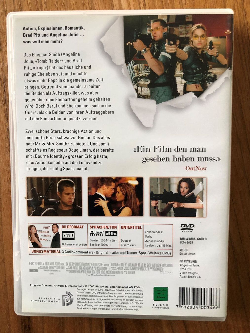 Tutti i DVDs: DVD Mr. & Mrs. Smith – Usato da Belp venduto da brb66 1