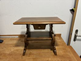 Beistelltisch Holz Schublade Nachttisch Vintage Zustand Gut