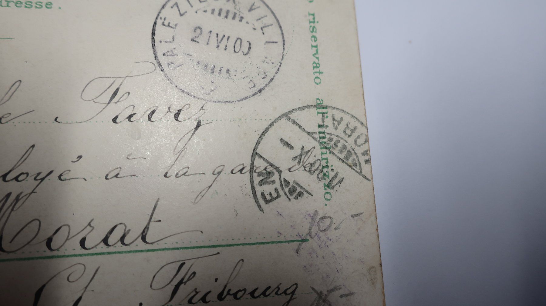 Ansichtskarten: Souvenir de Genève 1900 – Gebraucht aus Cormoret von Pascalll2001 5