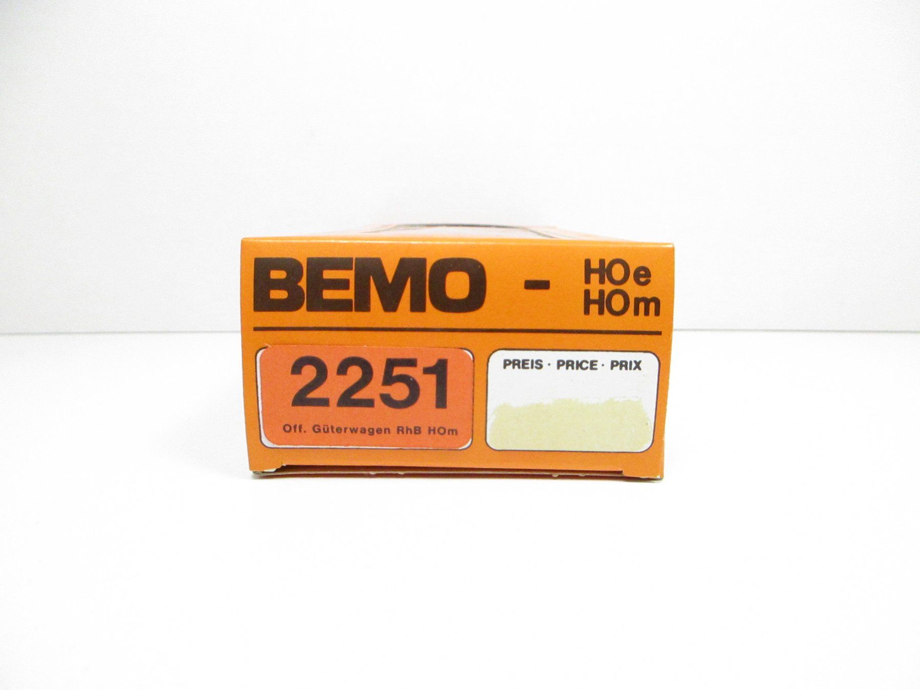 Bemo Modellini di ferrovie: Bemo H0m 2251 RhB Offener Güterwagen E 6616 – Usato da Olten venduto da Heinrich875 9