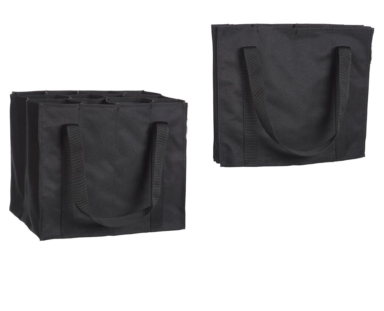 Taschen: Flaschentasche, 12 Fächer, 0.75 l Flaschen, Schwarz – Neu und originalverpackt aus Bülach von StoreInShop.com 3