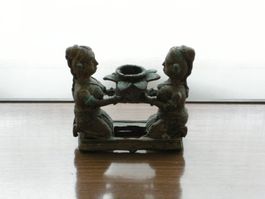 Interessante antike Metall Skulptur #Afrika #Asien