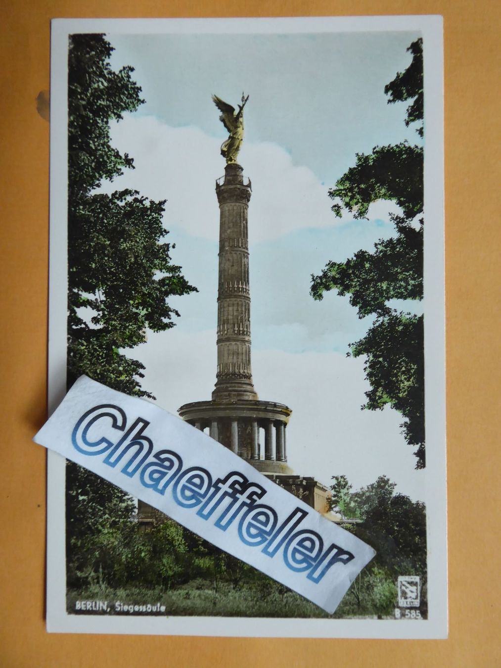 Cartes postales: Berlin, Siegessäule – Neuf (Voir description) à Zürich par Chaeffeler