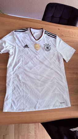 Fussball Trikot Deutschland Adidas Grösse L weiss