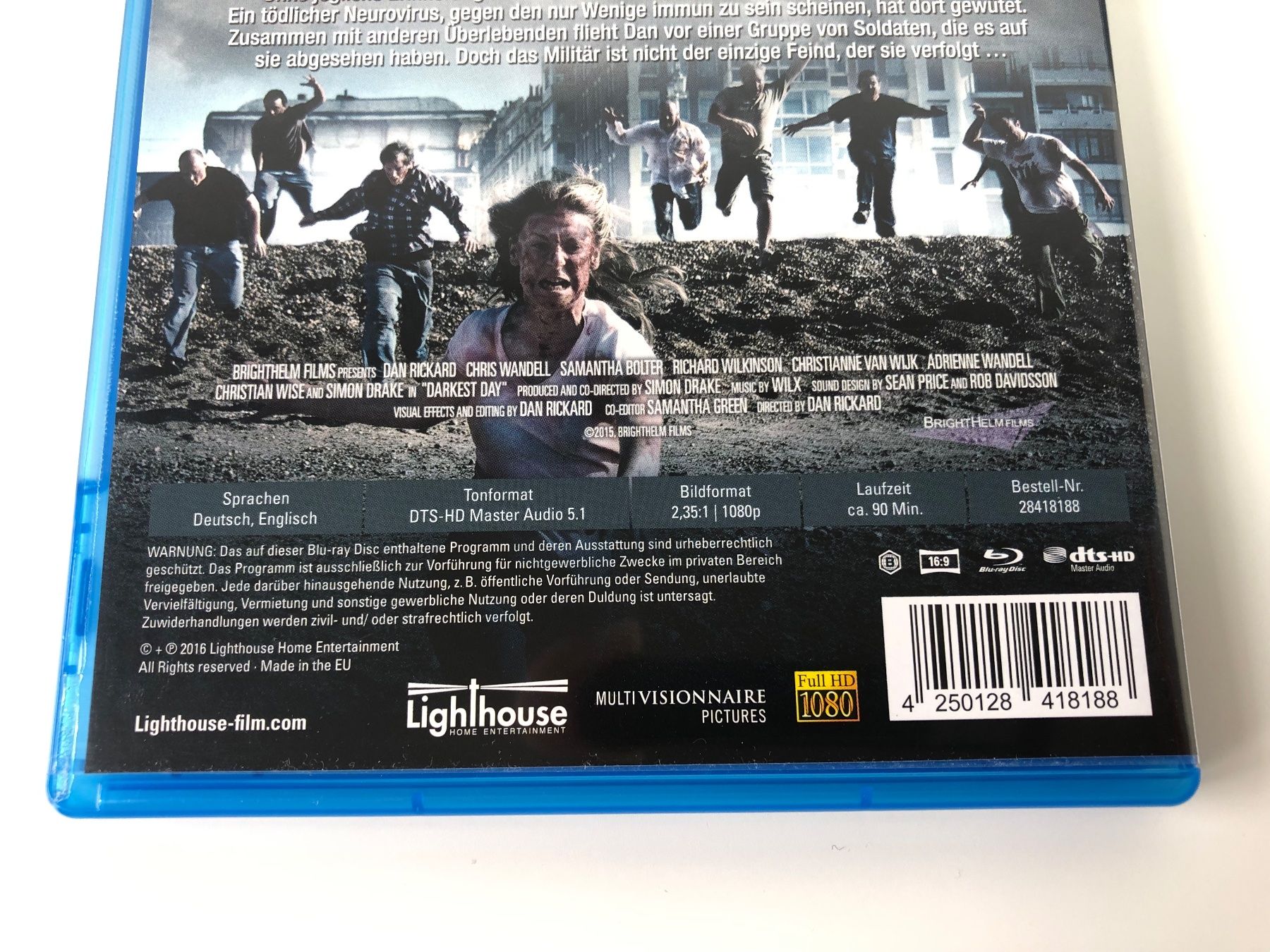 Tutti i DVDs: Darkest Day (2015) - Bluray – Usato da Bern venduto da McFlurry_88 2