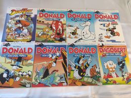 7 Donald (gross von Carl Barks) und 1 Duck Tales NEUWARE