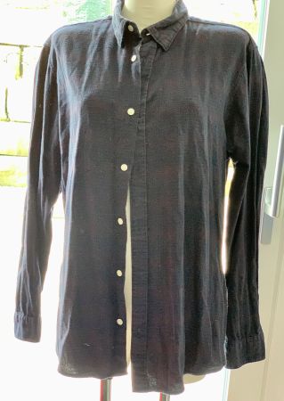 Selected Homme Hemd Flanell blau/rot kariert Gr. L/42 Herbst