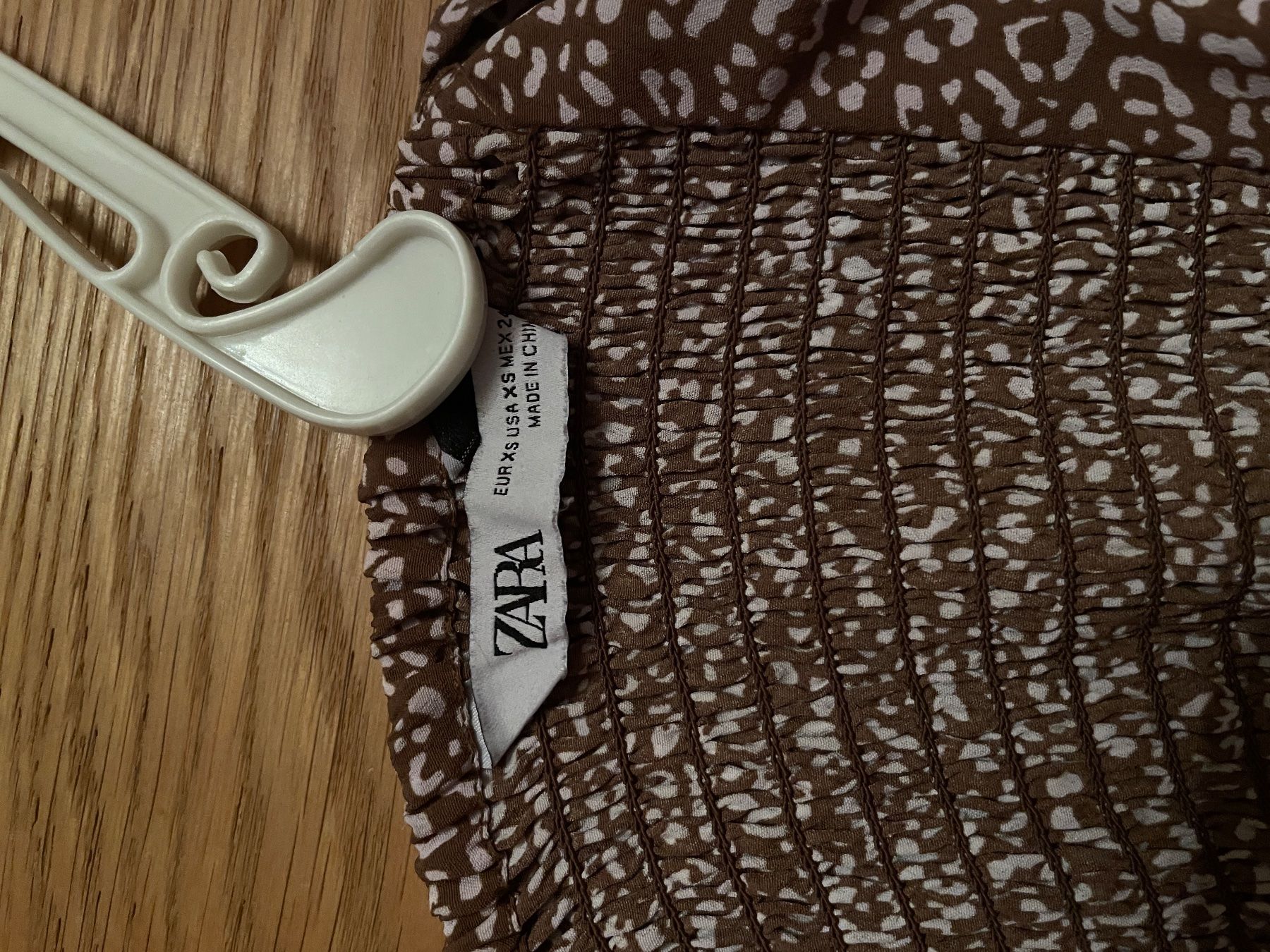 Zara Kleider: Trägerkleid braun/weiss – Gebraucht aus Basel von joh_vl7m 2