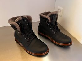 Lammfell Winterstiefel Herren Gr.42 schwarz