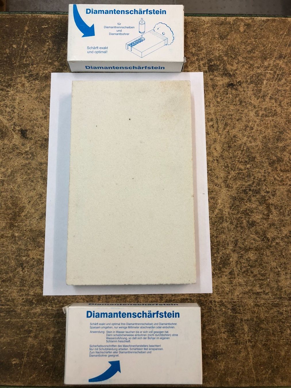 Tutti gli attrezzi: Diamantenschärfstein 250x180x30 mm – Nuovo e nell'imballaggio originale da Wagen venduto da Aloeveragold