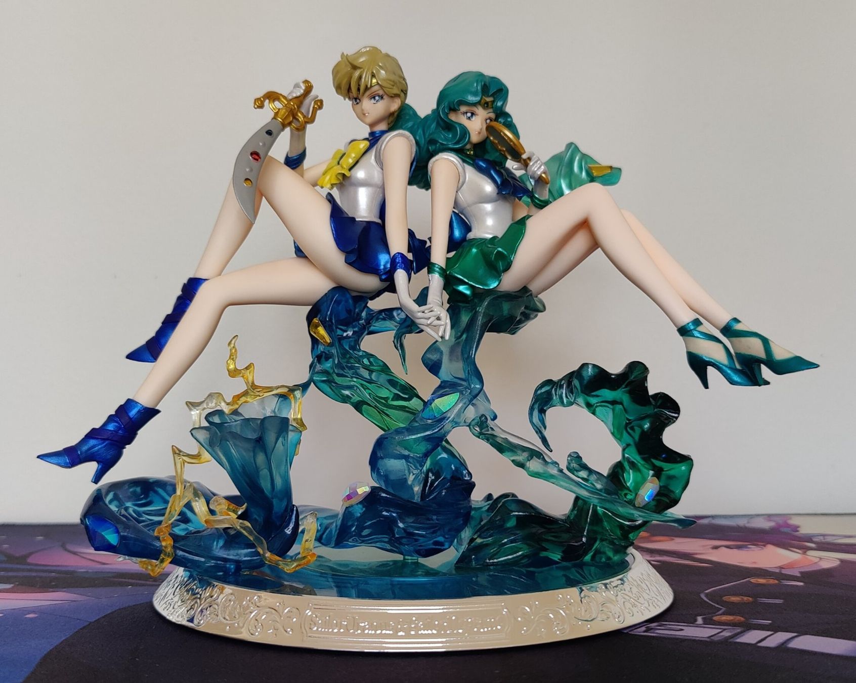 Bandai Statuette: Sailor Uranus & Sailor Neptune Figuarts Zero Chouette – Usato da Kriens venduto da AlRome