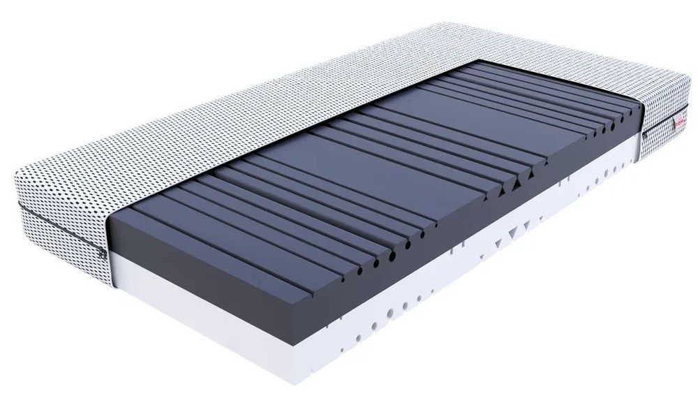 Produktbild von PURAMED Kaltschaummatratze - 80x200 Cm - Höhe 16 Cm - Härtegrad H2 & H3 - Ergonomische 7-Zonen Matratze - Produziert In Deutschland - Waschbarer Mikrofaser-Bezug - Oeko-TEX® & CertiPUR Zertifiziert