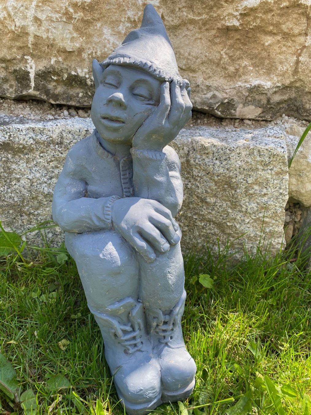 Statuette: Schlafender Wichtel Gartenfigur – Usato da Niederhasli venduto da Tigerproduct 3
