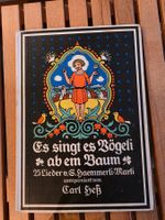 Antikes Kinderliederbuch "Es singt es Vögeli" von 1941