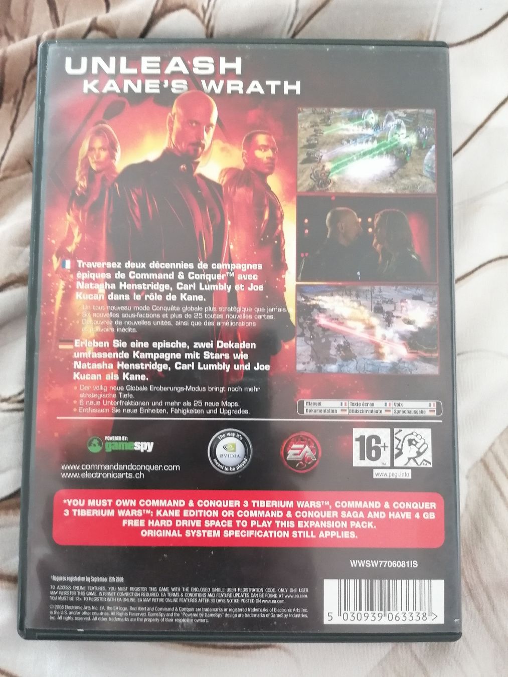 Spiele: COMMAND & CONQUER KANE'S WRATH PC/DVD/ROM – Gebraucht aus Pratteln von ThereseZ 1