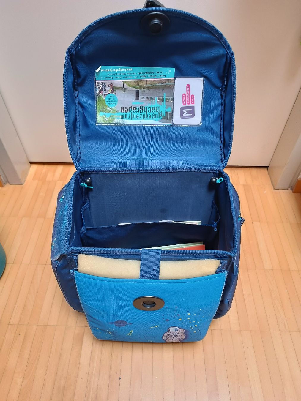 Herlitz Zaini: Ergonomischer Schulrucksack, Farbe: blau – Usato da Basel venduto da mon_7m8h 4