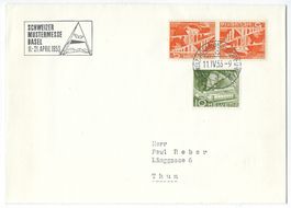 1953 Sonderstempel A.610 Schweizer Mustermesse Basel